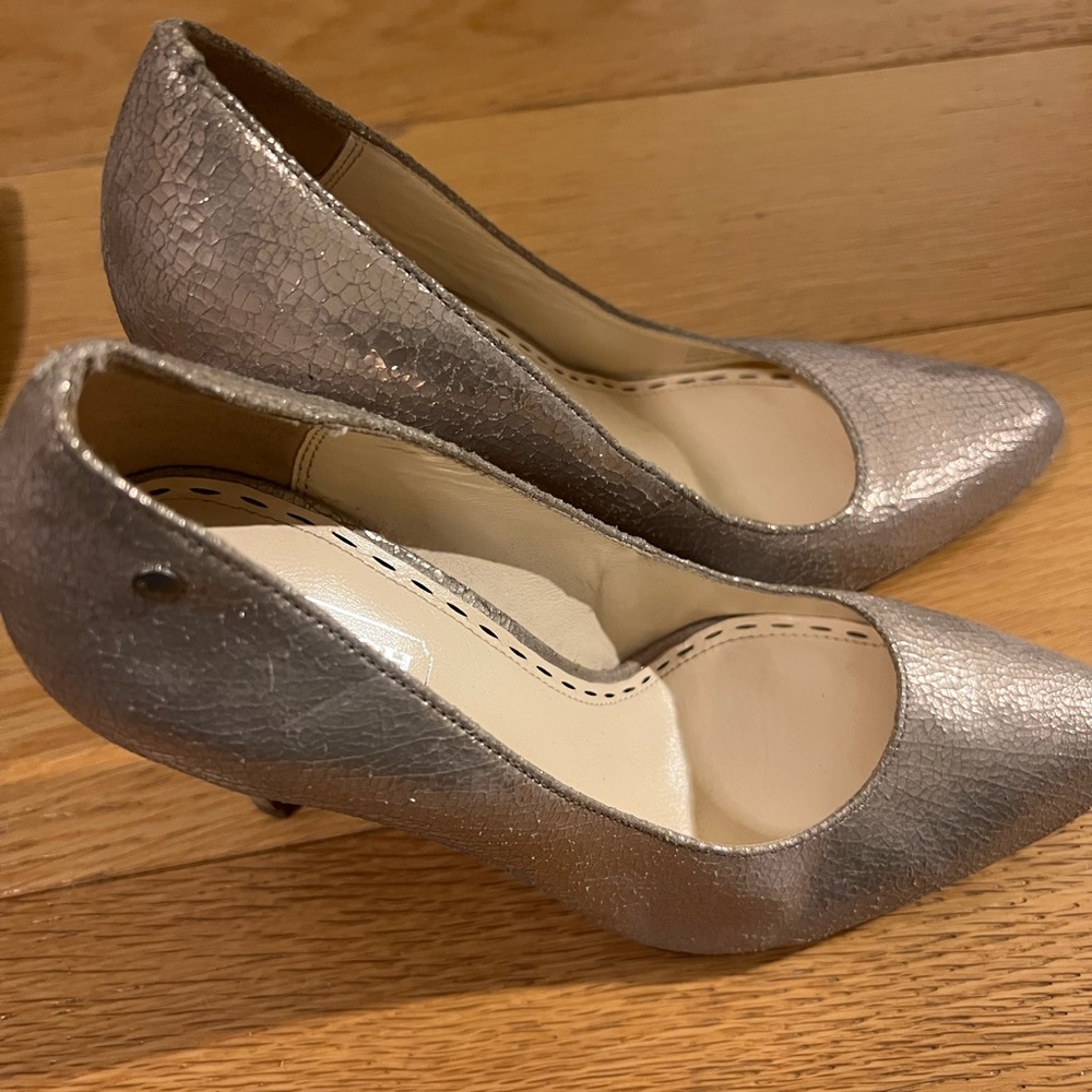 Coach shimmery heels